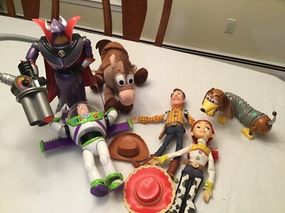 Disney Store/Parks Toy Story Talking Buzz, Woody, Jessie, Bullseye