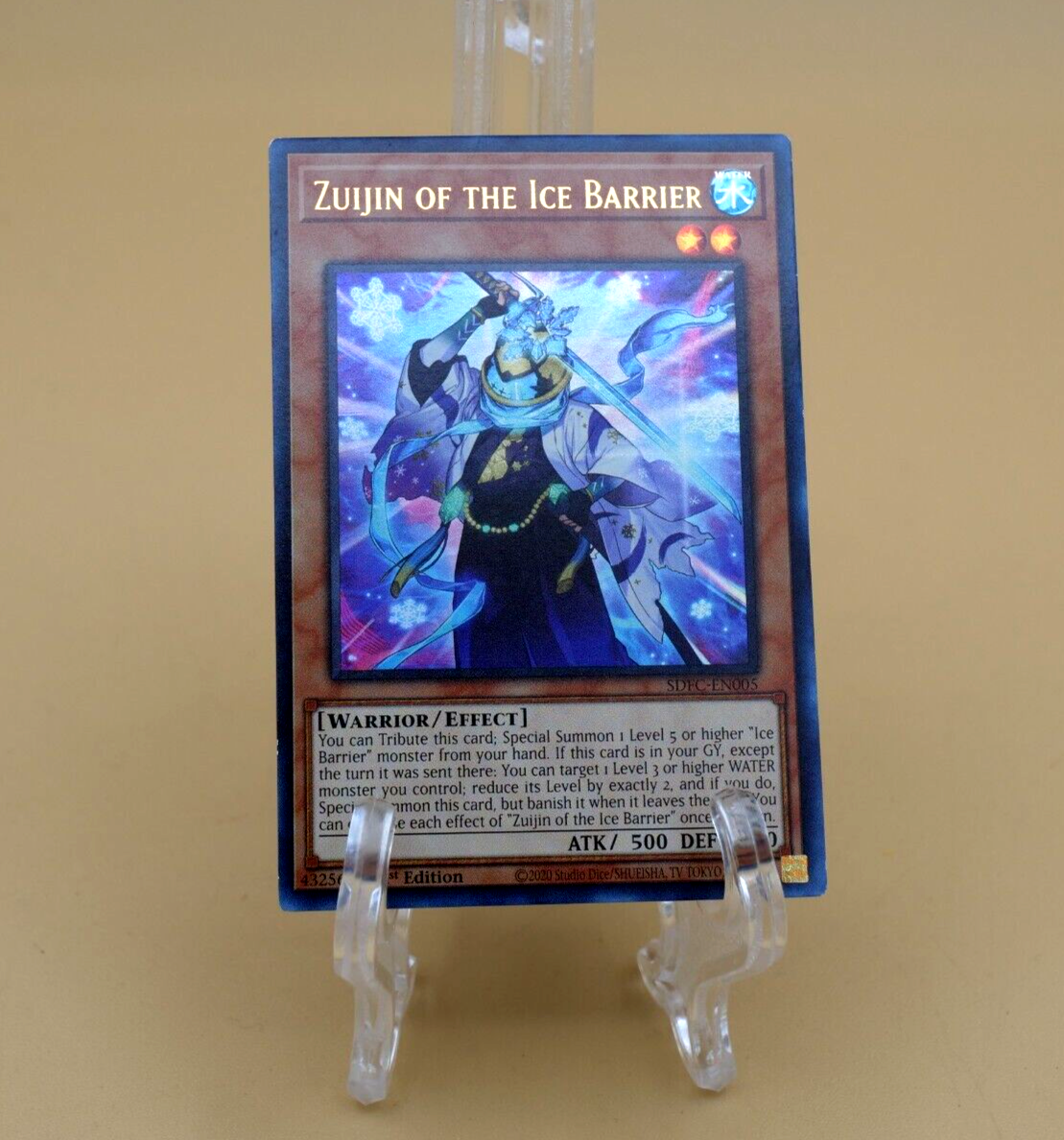 ZUIJIN OF THE ICE BARRIER-ULTRA RARE-1ST ED-SDFC-EN005 YUGIOH! | eBay