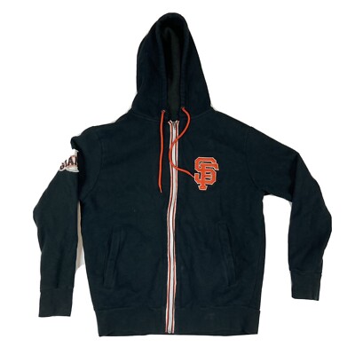 San Francisco Giants Sz Small Unisex Wright & Ditson Makers Hoodie Black Zip 