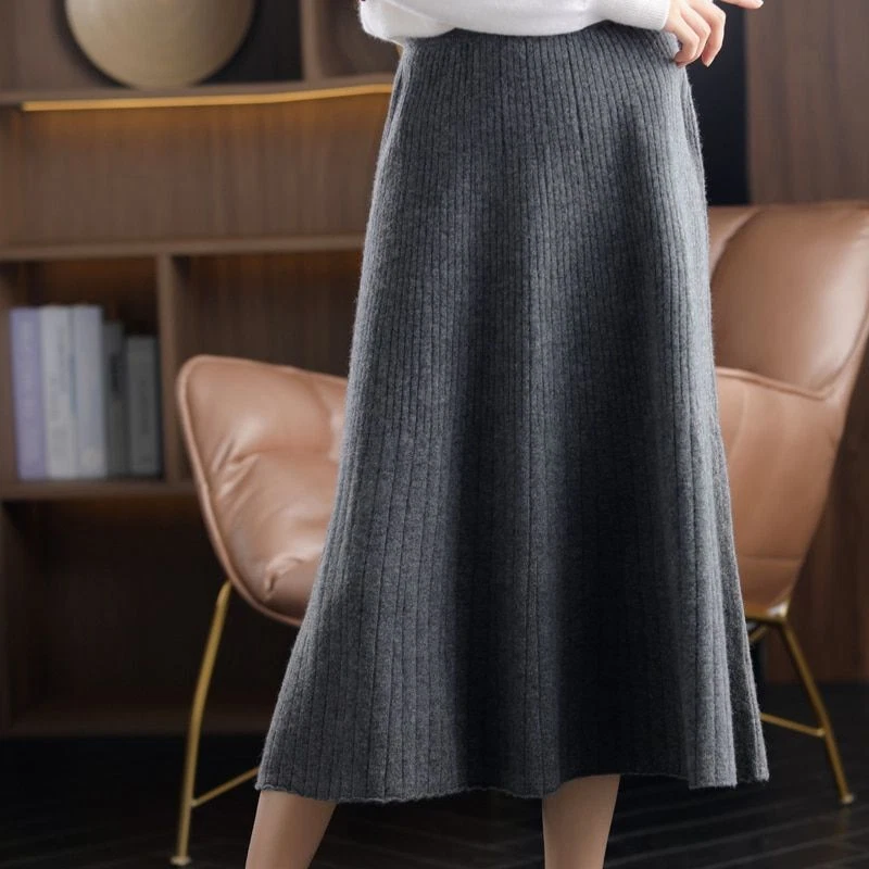 Long wool skirt xs top