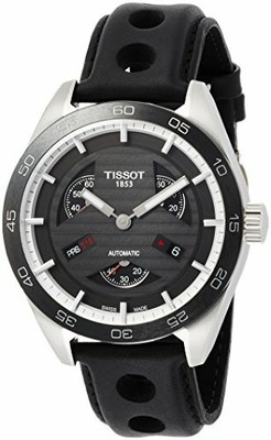 Tissot Watch Prs516 Automatic Black Dial Leather T1004281605100 Men 647503029895 Ebay