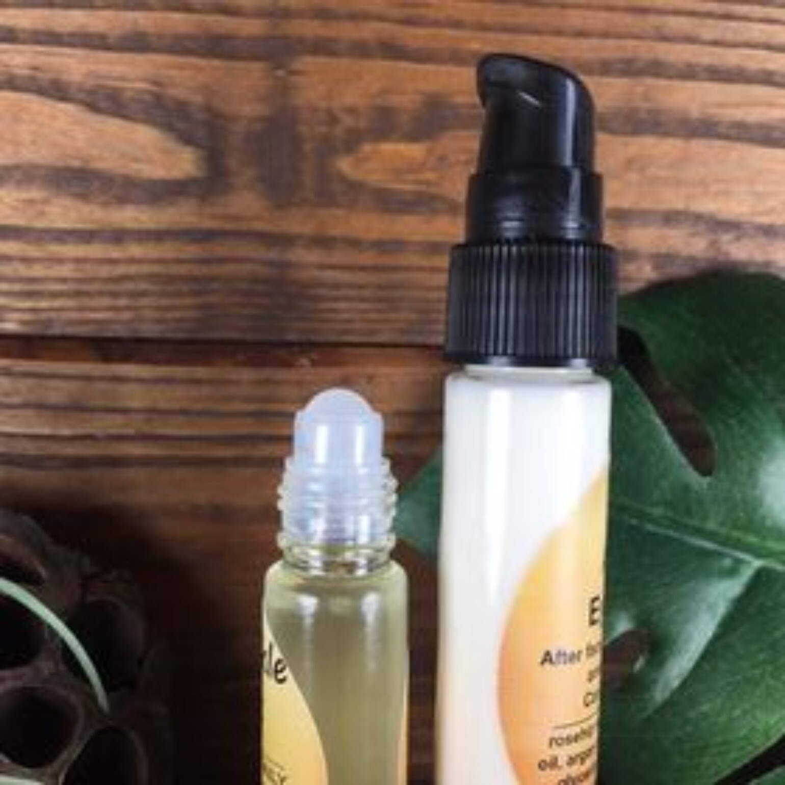 Under Eye Serum and Lotion Duo w/Hyaluronic Acid & Vitamin C - Anti Aging