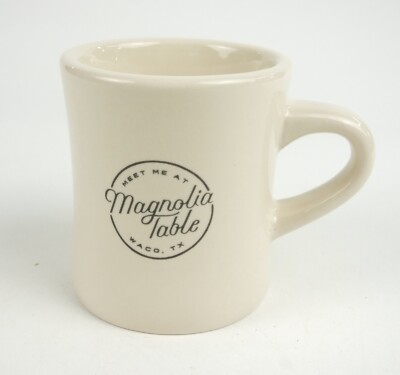 Meet Me At Magnolia Table Coffee Mug Waco TX Gaines Market Restaurant Ware