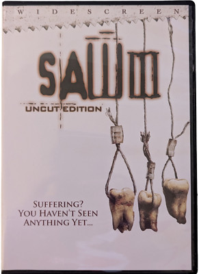 Saw III (DVD, 2007, Canadian, Widescreen, Uncut Edition)