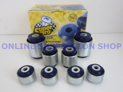 Suits Audi A4 S4 RS4 95-08 B5 B6 B7 SUPER PRO Front Suspension Bush Kit SUPERPRO