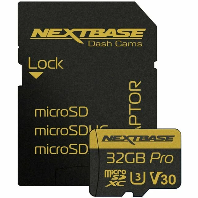 NEXTBASE 32GB U3 Micro SD Card with Adapter