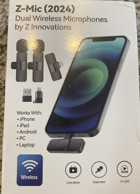 z-Mic Dual Wireless Microphones 2024
