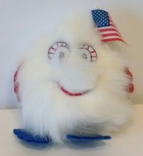 Russ Berrie Little Brownie Cookie Campaign Buddy Plush Stuffed USA 4th July-NWT