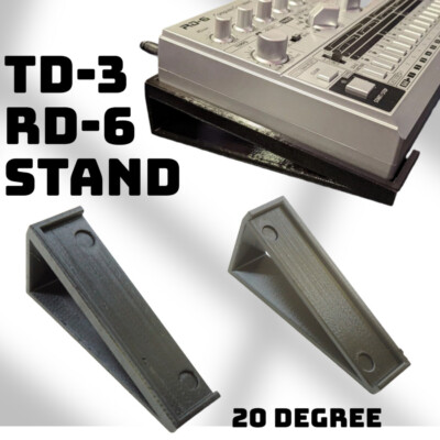 Angled Tilt Stand (20 Degree) for Behringer TD-3 / RD-6 Synth