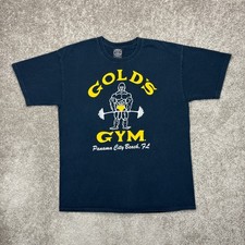 Vintage 90s Golds Gym Panama City Beach FL T Shirt Large