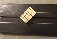  24  PIGGY-BACK" TRACTION MAGNETS MEGA G/G AFX TOMY See Pics Before/After