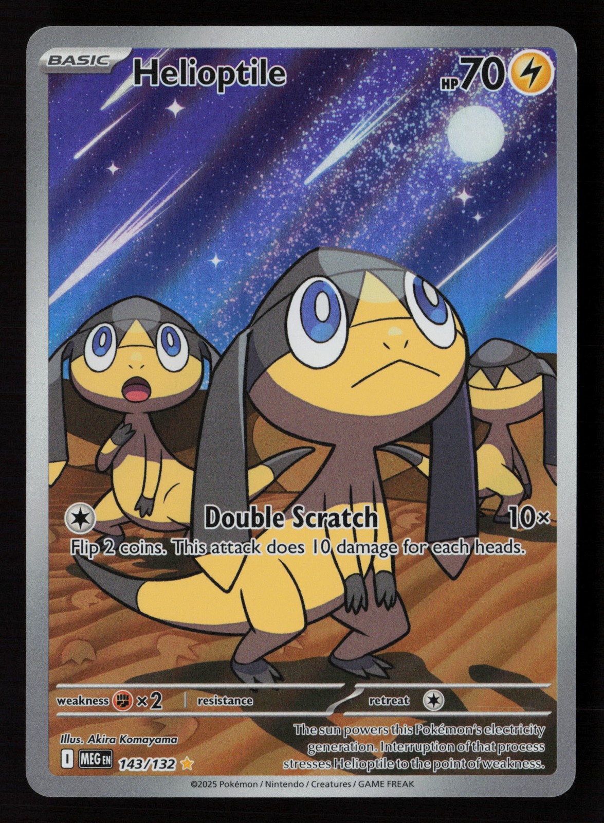 Helioptile 143/132  ME01: Mega Evolution Pokémon TCG  LP
