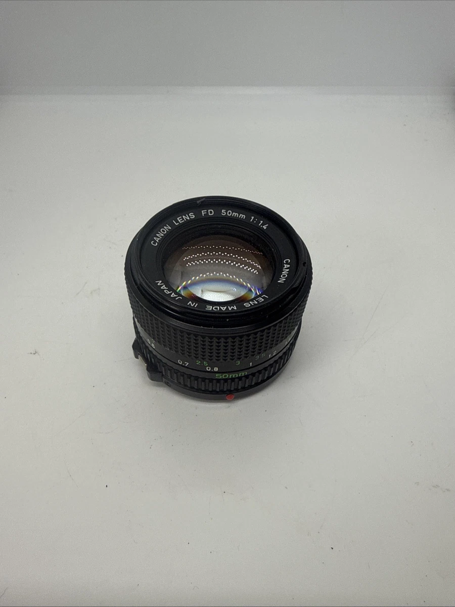 Canon FD 50mm f/1.4 Camera Lenses for sale | eBay