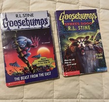 2 R.L Stine’s Goosebumps 1st Editions ‘Fright Camp’ ‘The Beast From East’