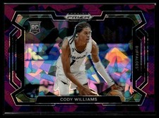 2024 Panini Prizm Draft Picks #80b Cody Williams Prizms Purple Ice #/149