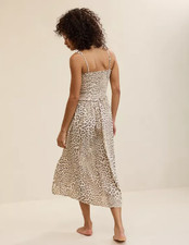 Aerie At The Barre Smocked Dress, Sands