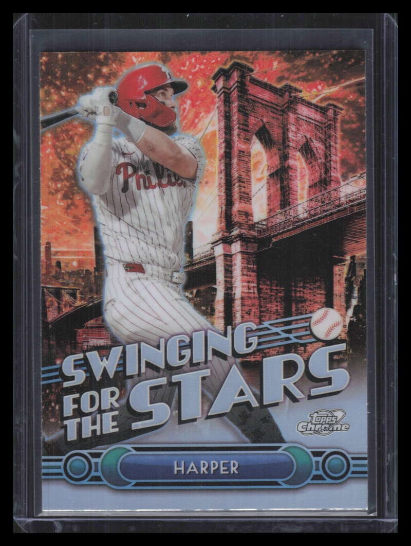 2025 Topps Fanatics Fest Cosmic Chrome Swinging for the Fences 