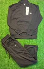 Alo Yoga Men's Quarter-Zip Pullover  Matching Jogger Set - Black - ALL Sizes 