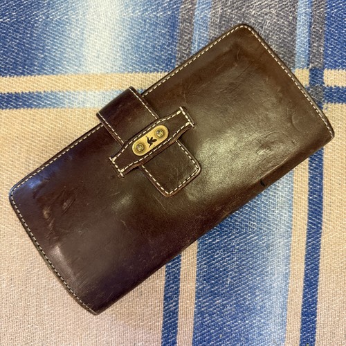 Cranky H Bird Leather Wallet Handmade in Japan