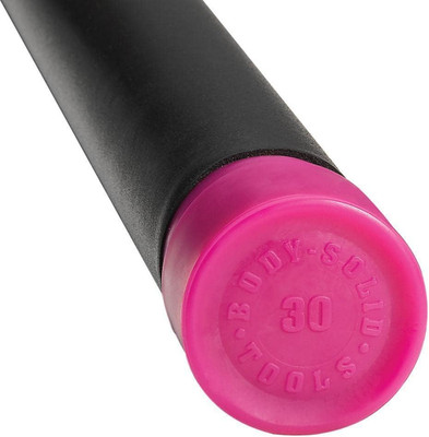 Body-Solid Rubber Padded Weighted Bar - Stretching Weight Exercise Bars for Phys