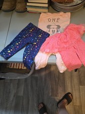 Baby Girls 3-6 Months Pants and One Jumpsuit Lot of 3
