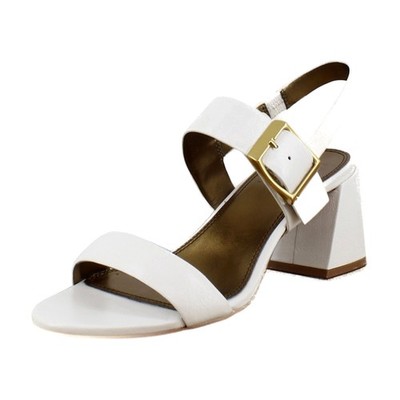 Naturalizer Vicky Women's Heels Warm White Leather Size 9.5 W