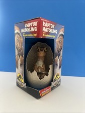 NEW Jurassic Park Raptor Hatchling with Breakaway Egg Figurine Kenner 1994