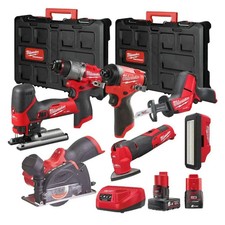 Milwaukee M12 FPP7B2-622P 12V FUEL 7 Piece Powerpack