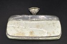 Vintage Chinese Hand Painted Porcelain Shard Sterling Silver  Pendant 3” X 1.5” — photo 3