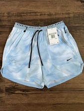 Nike Dri Fit ADV Run Division 4 Brief Lined Shorts Light Blue size mens XS