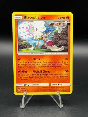Blacephalon 32/214 Rare Unbroken Bonds Pokemon NM