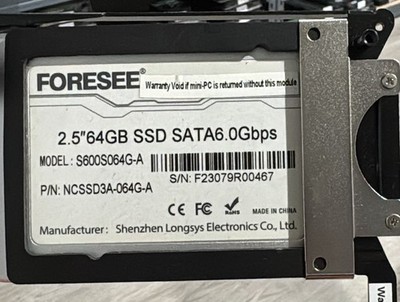 FORESEE S600S064G-A 64GB 2.5'' SATA III SSD