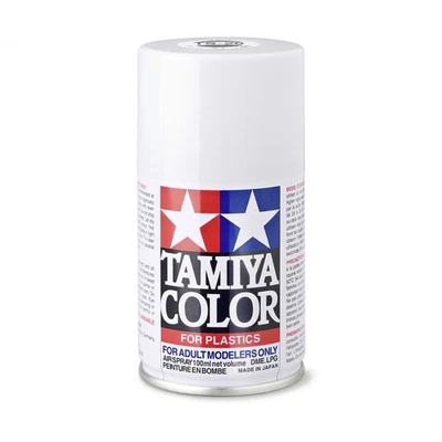 TAMIYA-CARSON Tamiya 85026 color TS-26 blanco brillante 100 ml spray, modelismo ¡NUEVO!°