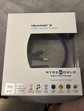 WireWorld Ultraviolet 8 - 1m USB 3.0 Audio Cable - A To Micro B