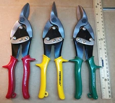Columbian by Wilton Set of 3 Aviation Snips 10" Straight Left Right Cutter 30676