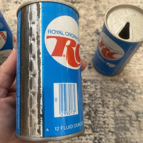 3 Vintage RC Cola Cans MLB NFL Hill Matthew’s Messersmith Braves Empty Lot #9 - Picture 9 of 12