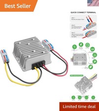Durable Waterproof DC Voltage Regulator - 24V to 12V, 30A Max for Versatile Use