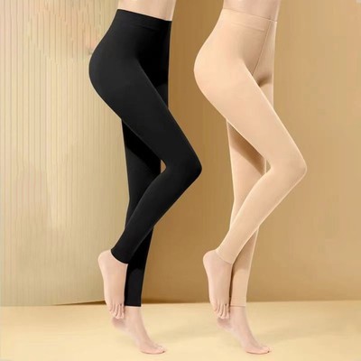 Hose Damen einfarbig eng fleischfarben für alle Jahreszeiten Nylon + Elasthan