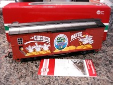 LGB The Big Train Scala G 44672 Pollo Dance Box Vagone merci ferroviario con suono