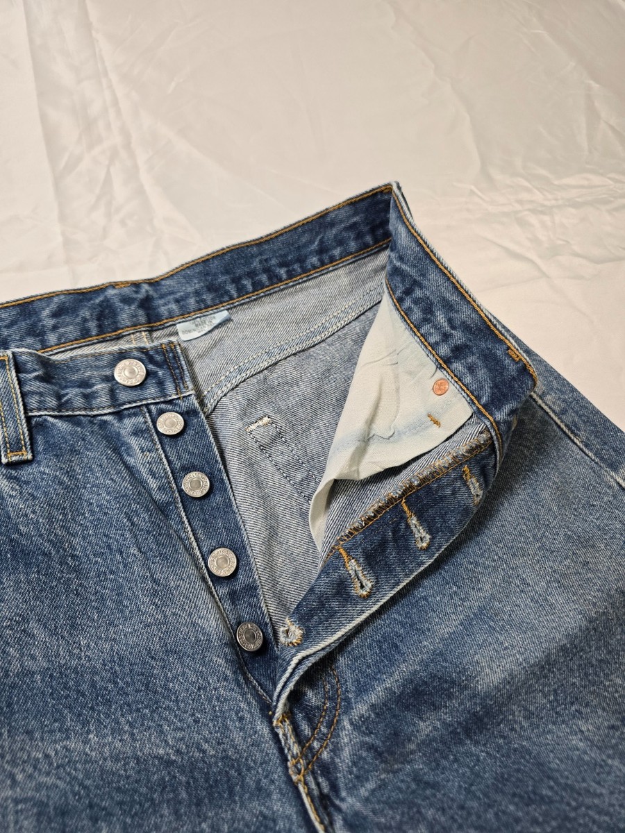 90s Vintage 501 Levi's Button Fly Jeans - Men's 33x32 (31x29) | eBay