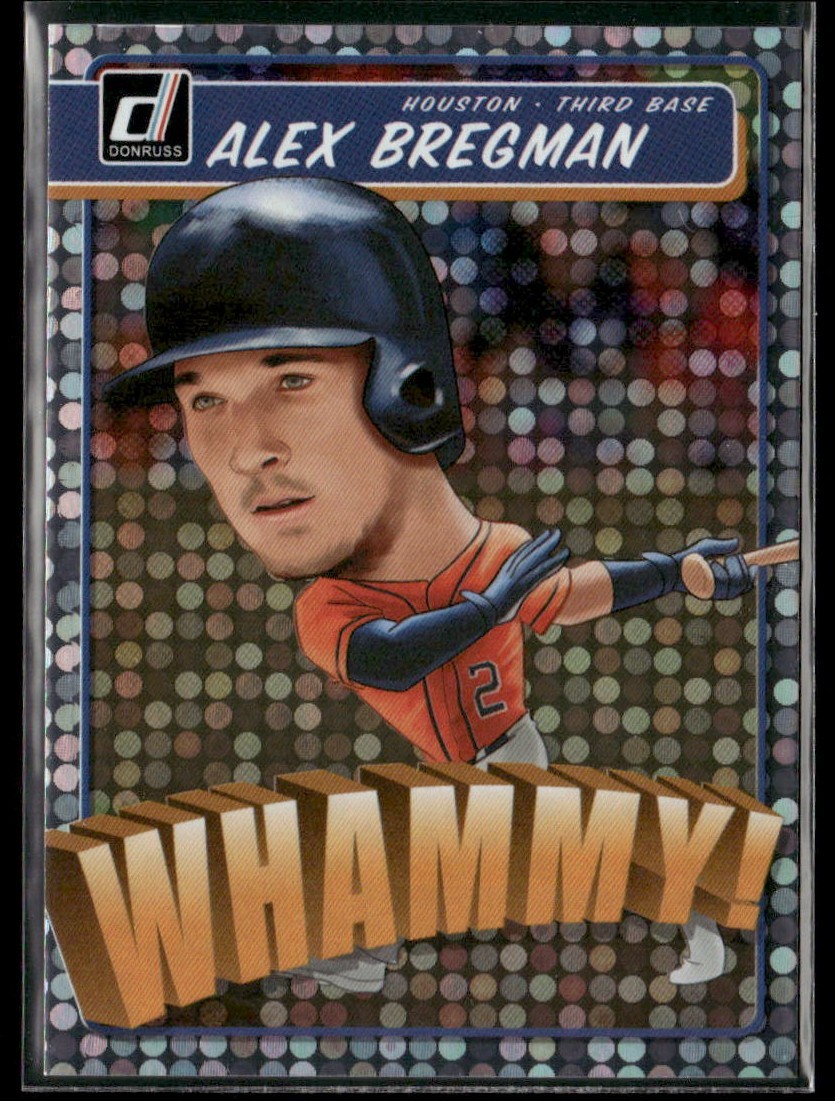 2020 Panini Donruss Alex Bregman Whammy! Case Hit SP Astros Insert