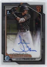 2024 Bowman Chrome Prospect Auto Javier Francisco #CPA-JFA Auto 14lt