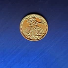Vintage Gold The Royal Flying Liberty with Eagle Liberty Gold Proof LiKE .2gram0