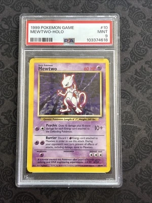 Mewtwo 10/102 Base Set Holo PSA 9 - Image 1 of 2