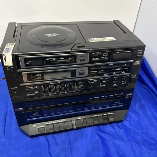 VTG Fisher Stereo High Fidelity System PH-D815 Boombox PARTS OR REPAIR ONLY