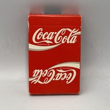 Coca Cola Bridge Plastic Coated Playing Cards US Playing Card Co New Sealed VTG