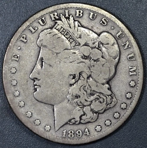 1894-S $1 MORGAN SILVER DOLLAR KM# 110 Grade:  VG+ A6156