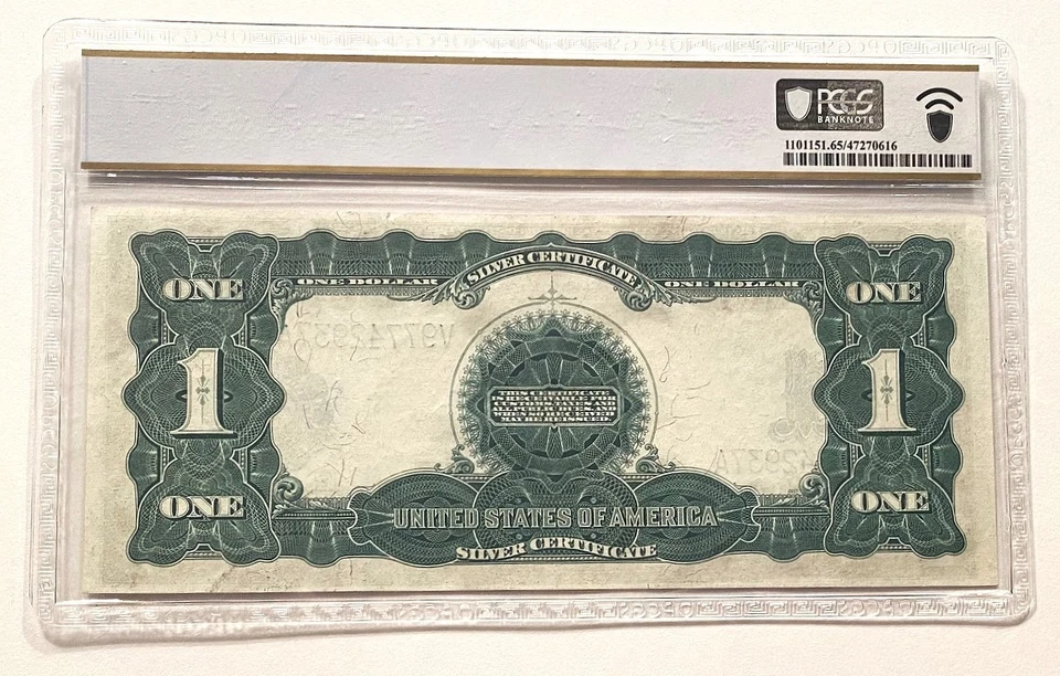 *STUNNING* $1 1899 "BLACK EAGLE" SILVER CERTIFICATE FR#236 PCGS GEM CU 65PPQ - Image 2 of 2