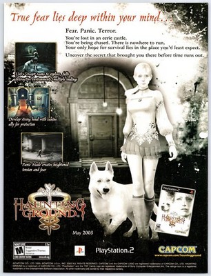 Haunting Ground - PS2 Horror Game - Vintage Original Print Ad/Poster Promo 2005