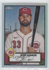 2021 Topps Chrome Platinum Anniversary Refractor Jesse Winker #354 0o1